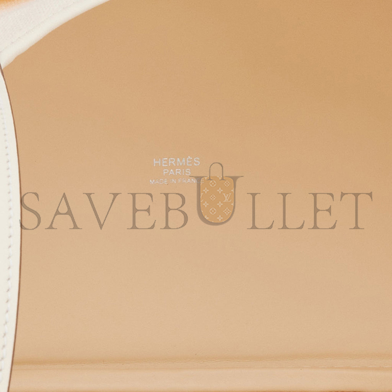 HERMES PICOTIN CARGO 18 NATA SWIFT AND TOILE CANVAS PALLADIUM HARDWARE (18*18*13cm)